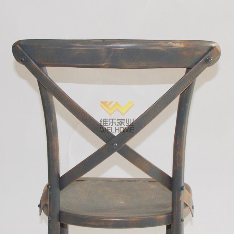 wedding rental cross back chair on sale